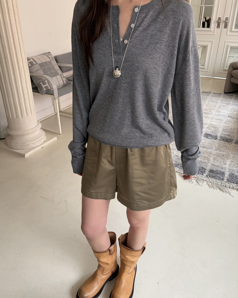 PEBBLE韓國代購女士新款人氣推薦職業26春夏熱賣時尚針織衫PEBBLE針織衫