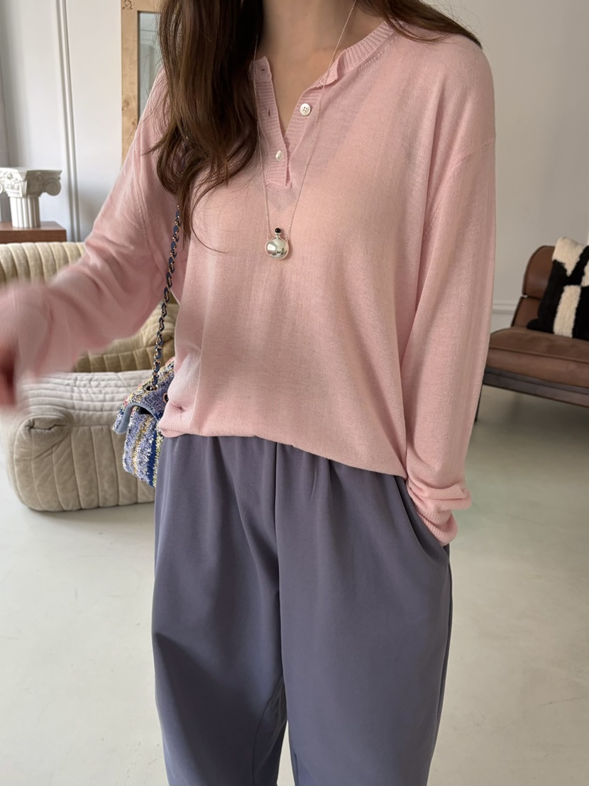 PEBBLE韓國代購女士新款人氣推薦職業26春夏熱賣時尚針織衫PEBBLE針織衫