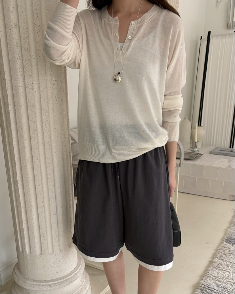 PEBBLE韓國代購女士新款人氣推薦職業26春夏熱賣時尚針織衫PEBBLE針織衫