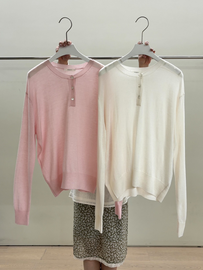 PEBBLE韓國代購女士新款人氣推薦職業26春夏熱賣時尚針織衫PEBBLE針織衫