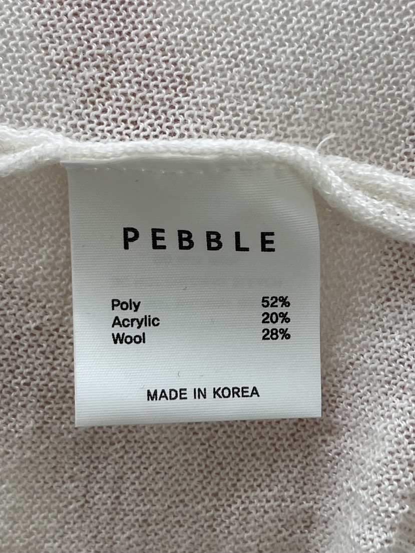 PEBBLE韓國代購女士新款人氣推薦職業26春夏熱賣時尚針織衫PEBBLE針織衫