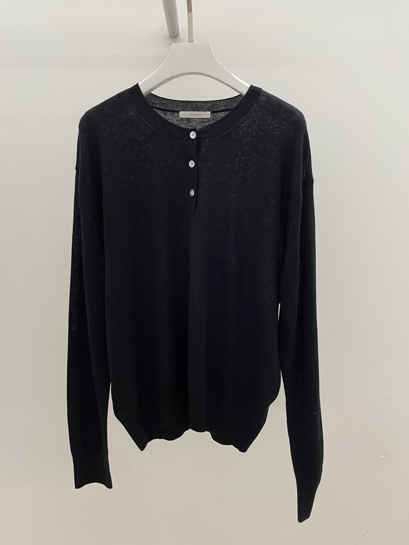 PEBBLE韓國代購女士新款人氣推薦職業26春夏熱賣時尚針織衫PEBBLE針織衫圖色5