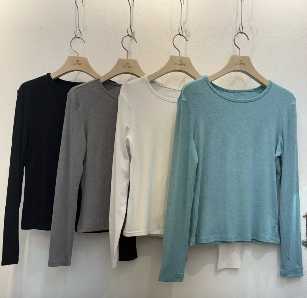 ATTIC韓國直郵實拍女裝新品休閑熱賣時尚職業長袖T恤天絲ATTIC長袖T恤圖色2左二色