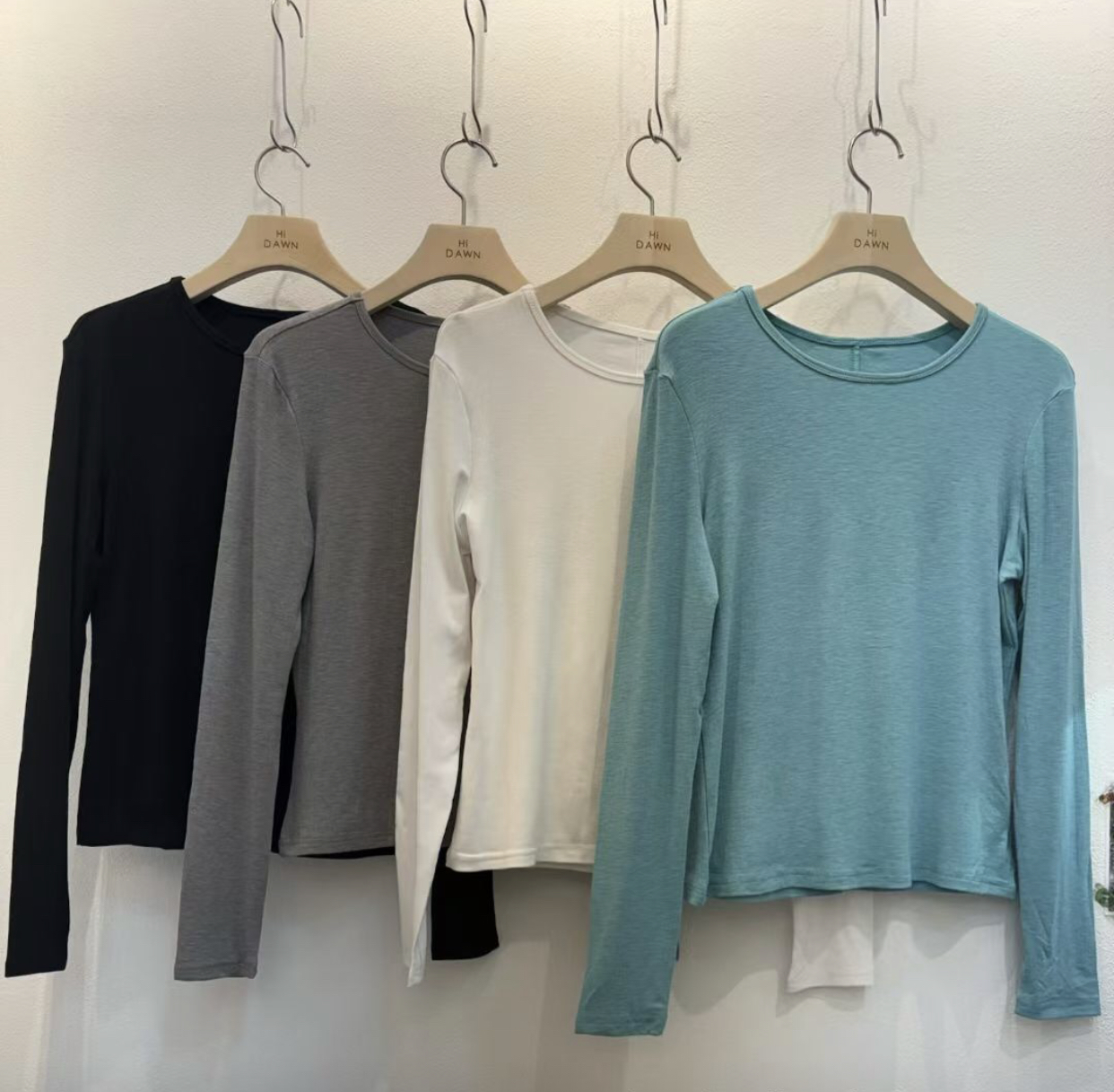 ATTIC韓國直郵實拍女裝新品休閑熱賣時尚職業長袖T恤天絲ATTIC長袖T恤圖色3左三色