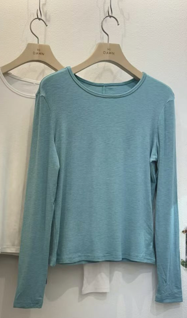 ATTIC韓國直郵實拍女裝新品休閑熱賣時尚職業長袖T恤天絲ATTIC長袖T恤圖色4