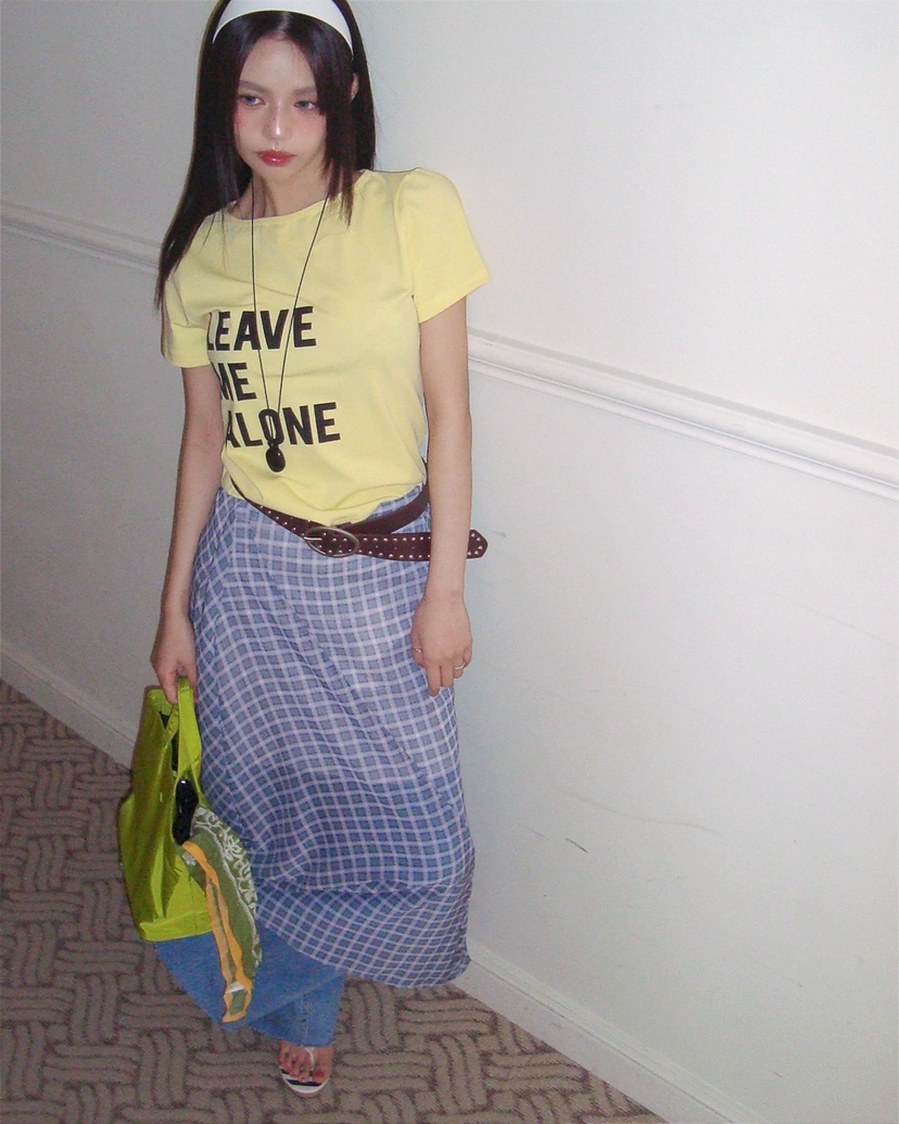 LIVE AID-P韓國代購女士新款人氣推薦26春夏職業時尚T恤LIVE AID-PT恤