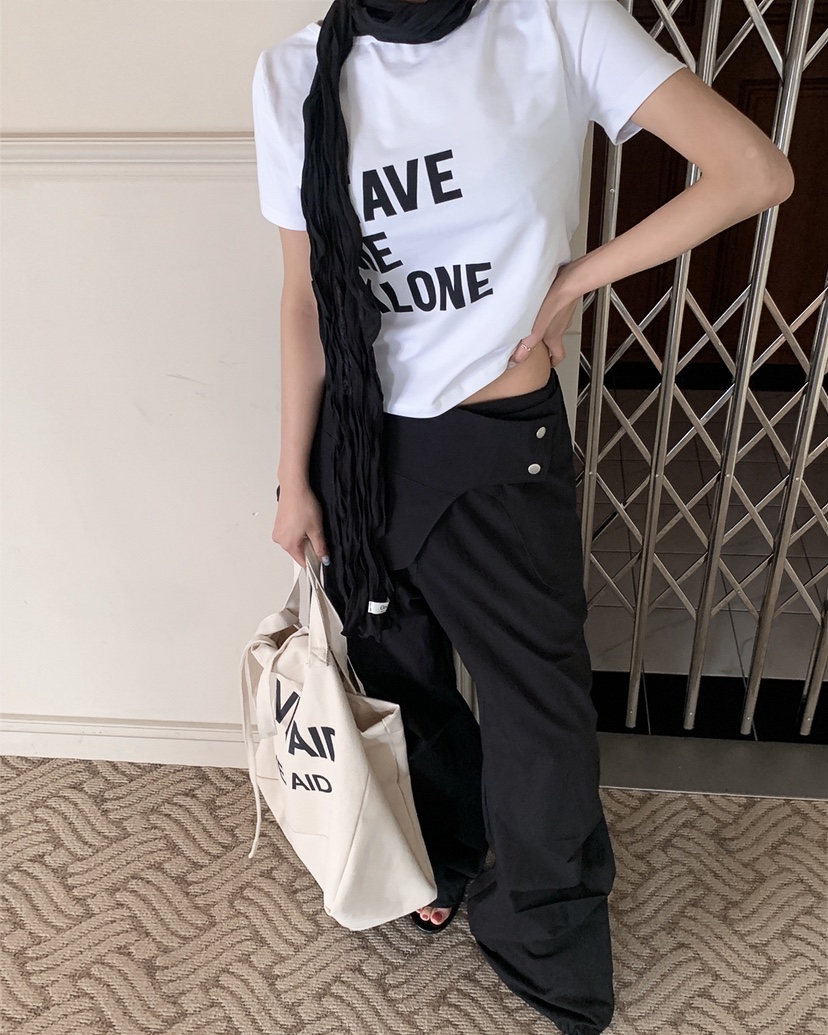 LIVE AID-P韓國代購女士新款人氣推薦26春夏職業時尚T恤LIVE AID-PT恤