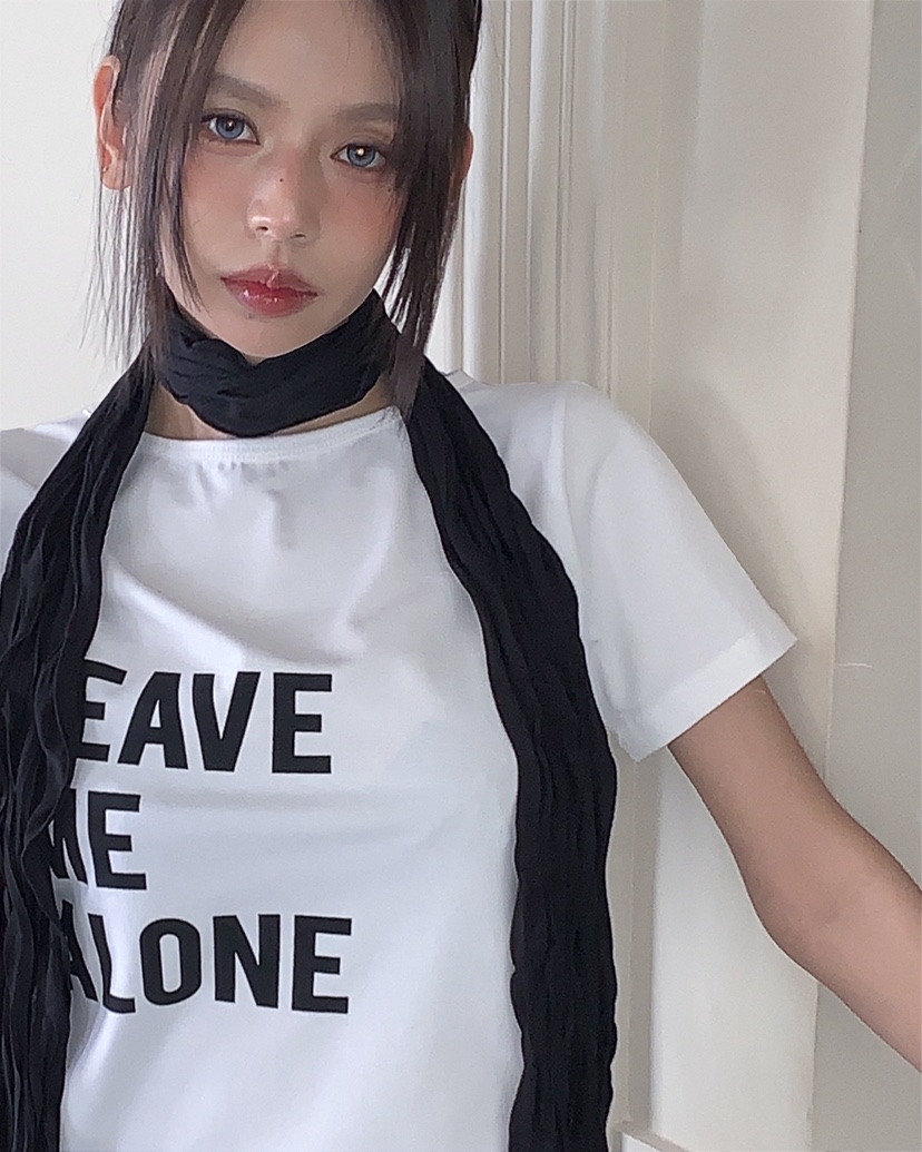 LIVE AID-P韓國代購女士新款人氣推薦26春夏職業時尚T恤LIVE AID-PT恤