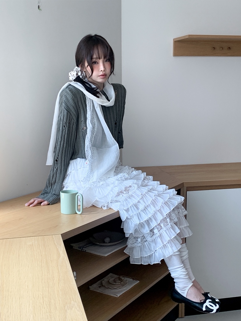 VERANDA韓國東大門直郵女士新款休閑26春夏時尚職業熱賣長裙VERANDA長裙