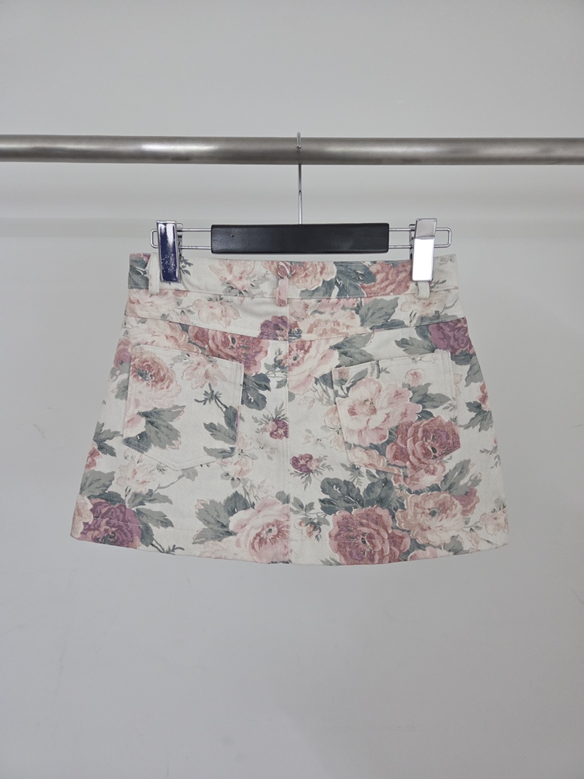 VERANDA韓國直郵女裝新款推薦熱賣時尚人氣休閑26春夏短裙花朵VERANDA短裙