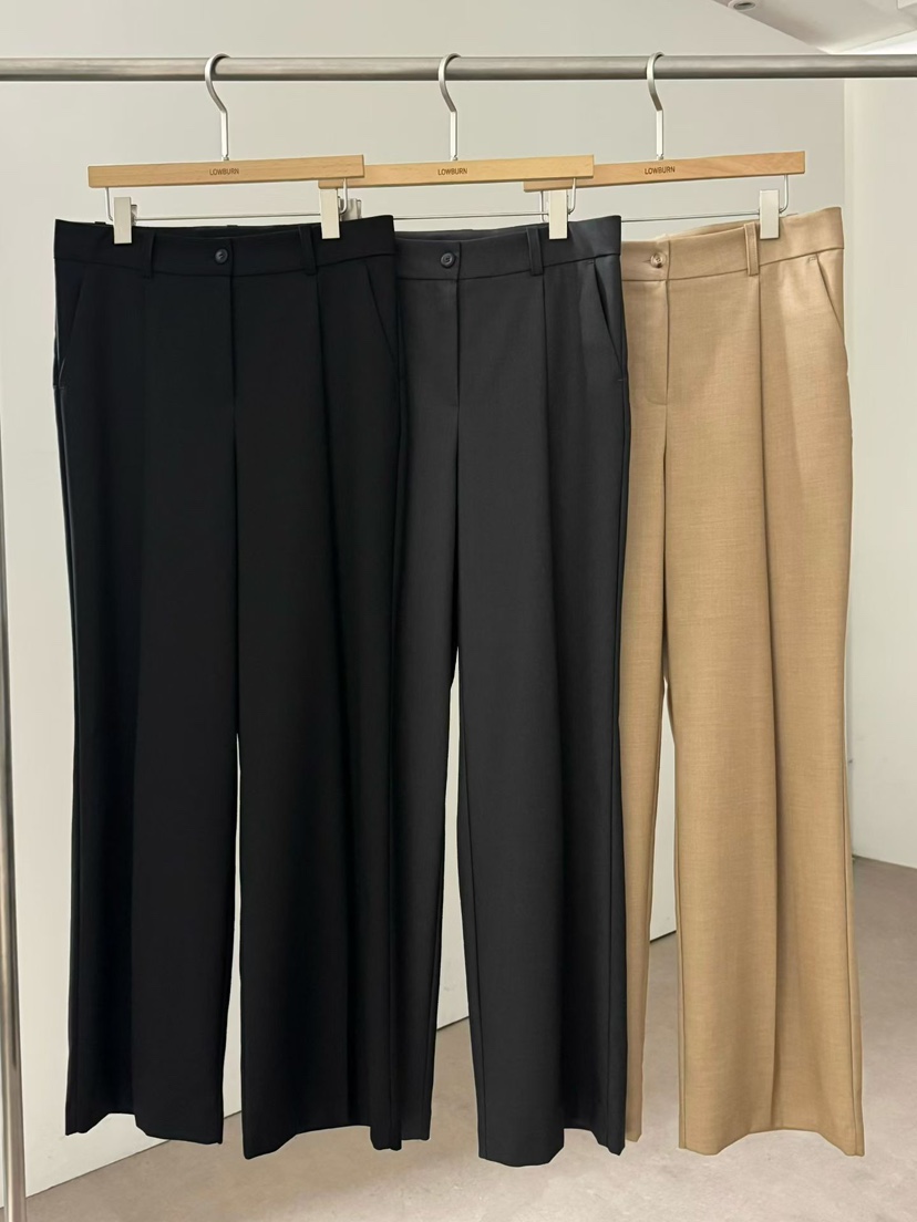 LOWBURN韓國東大門直郵女士新品熱賣休閑推薦人氣職業休閑褲LOWBURN休閑褲