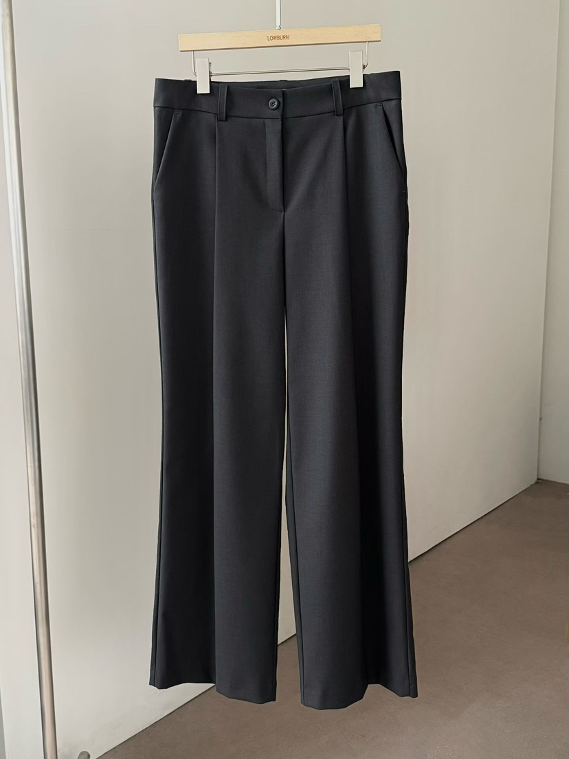 LOWBURN韓國東大門直郵女士新品熱賣休閑推薦人氣職業休閑褲LOWBURN休閑褲圖色2墨色