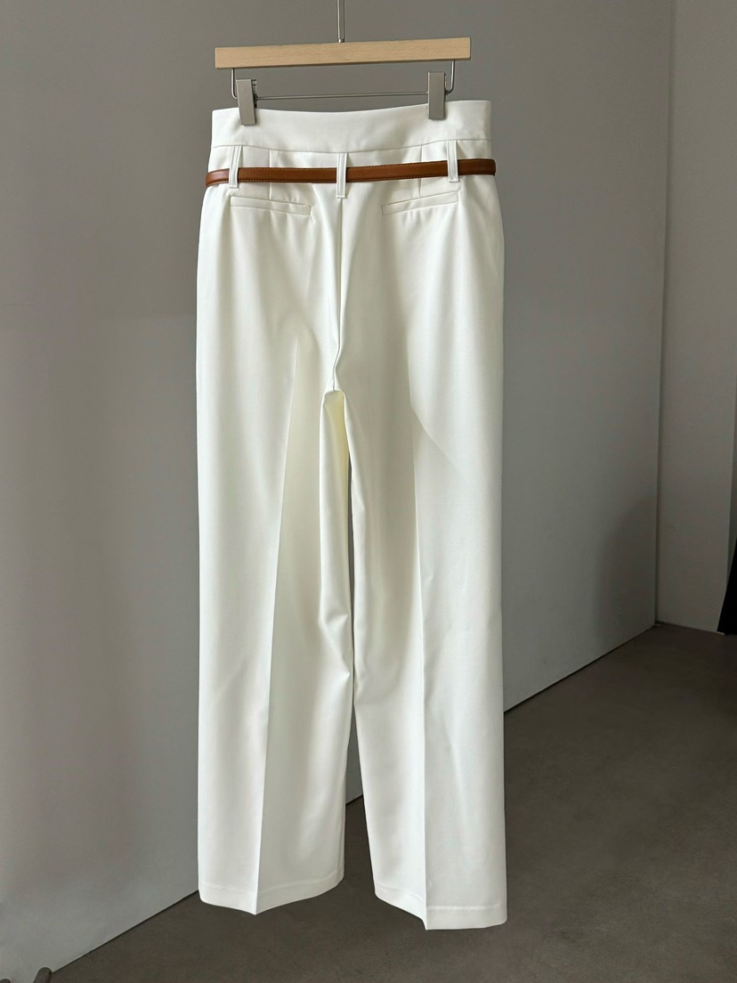 LOWBURN韓國直郵實拍女裝新品熱賣推薦人氣休閑褲不含腰帶LOWBURN休閑褲