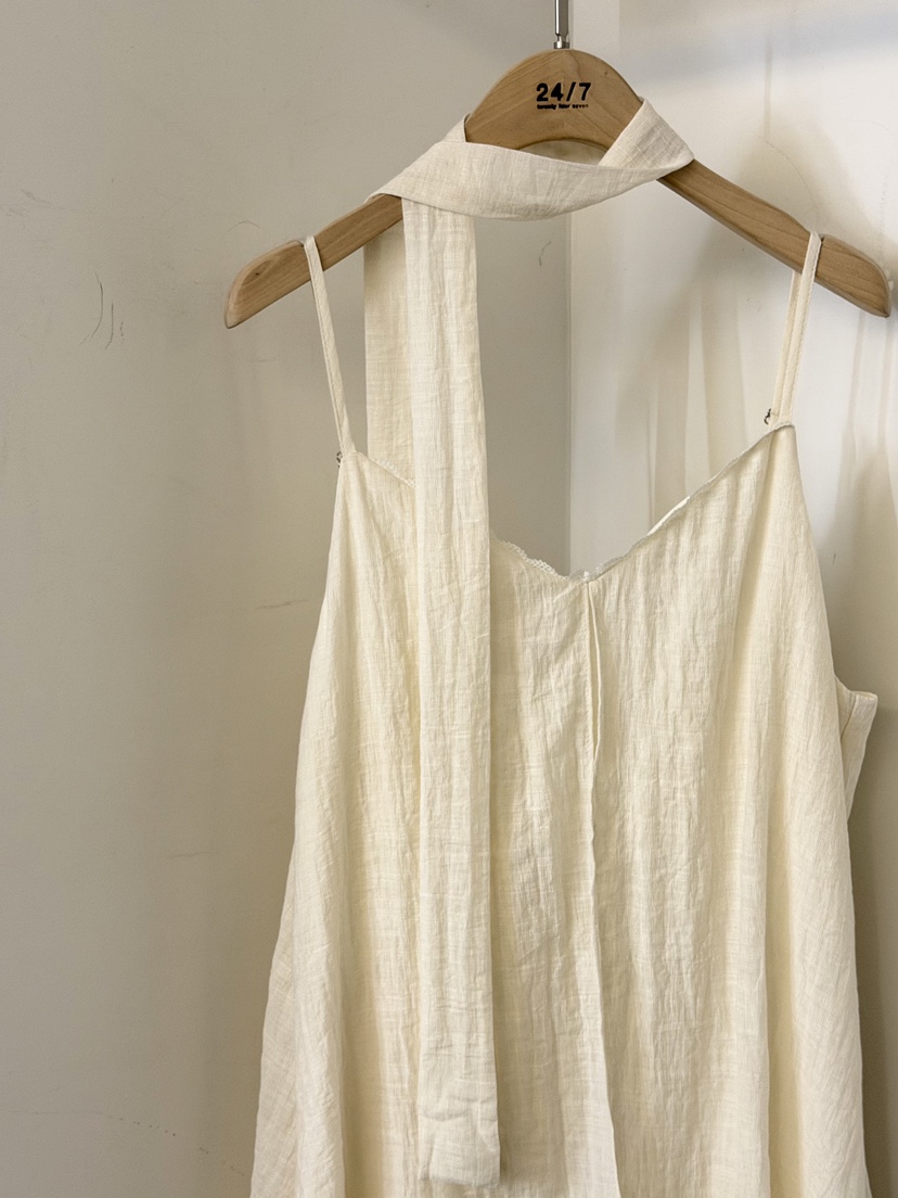 TWENTY FOUR SEVEN24-7韓國直郵女士新款26春夏連衣裙含脖帶TEWNTY FOUR SEVEN24-7連衣裙