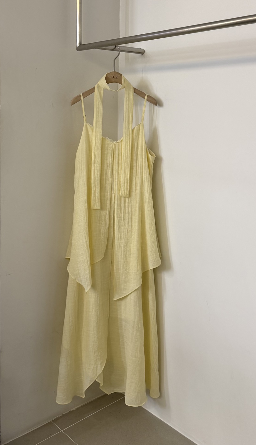 TWENTY FOUR SEVEN24-7韓國直郵女士新款26春夏連衣裙含脖帶TEWNTY FOUR SEVEN24-7連衣裙圖色3