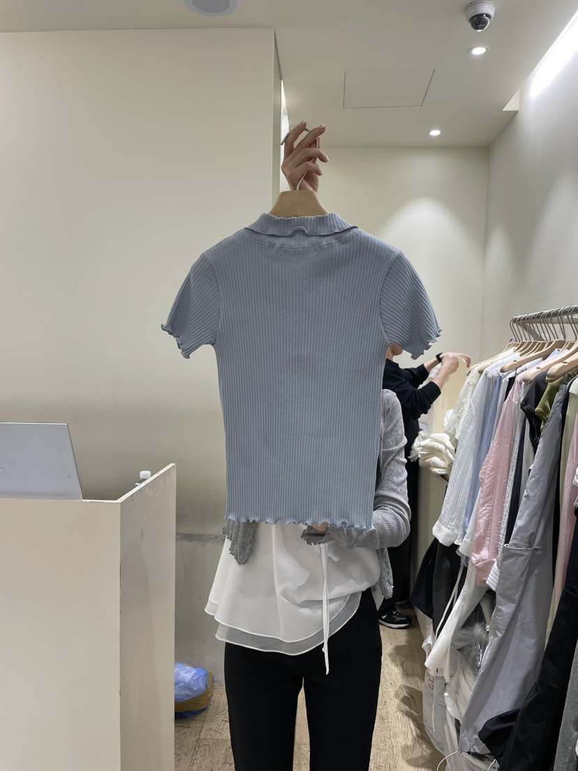 FLOWER-L韓國直郵女士新款26春夏休閑推薦熱賣人氣職業T恤FLOWER-LT恤