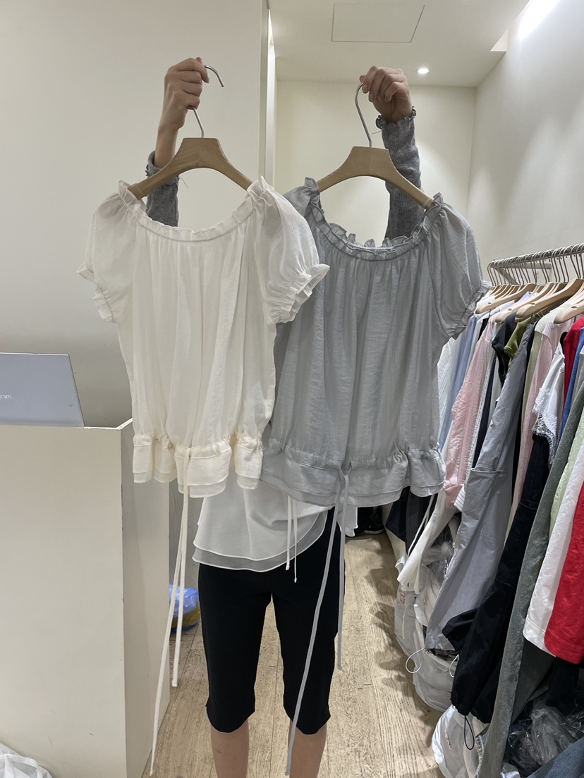 FLOWER-L韓國直郵女裝新款職業推薦時尚人氣熱賣襯衫蕾絲衫FLOWER-L襯衫/蕾絲衫