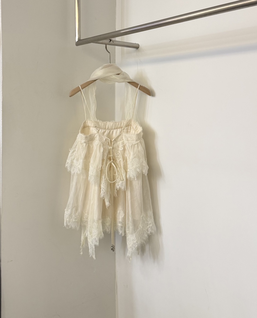 TWENTY FOUR SEVEN24-7韓國直郵女裝新品人氣襯衫蕾絲衫含脖帶TEWNTY FOUR SEVEN24-7襯衫/蕾絲衫