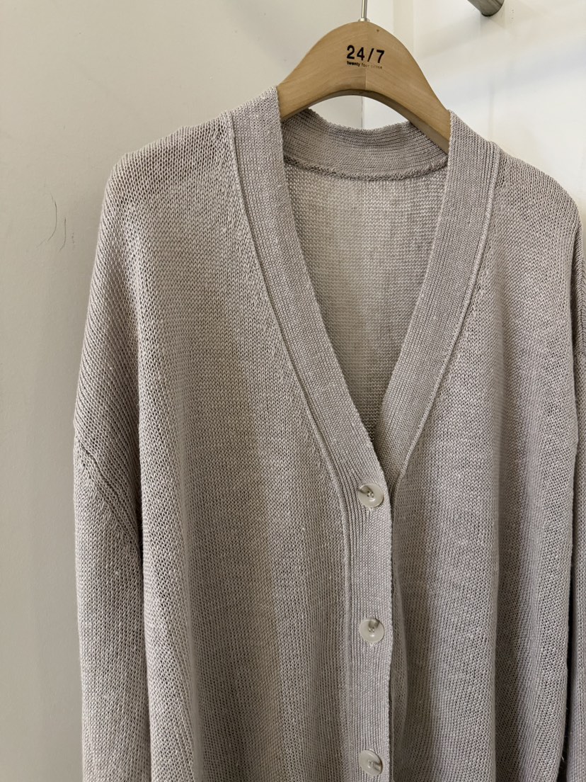 TWENTY FOUR SEVEN24-7韓國直郵女裝新品休閑針織衫亞麻布TEWNTY FOUR SEVEN24-7針織衫