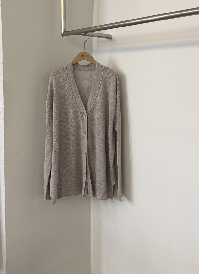 TWENTY FOUR SEVEN24-7韓國直郵女裝新品休閑針織衫亞麻布TEWNTY FOUR SEVEN24-7針織衫圖色1