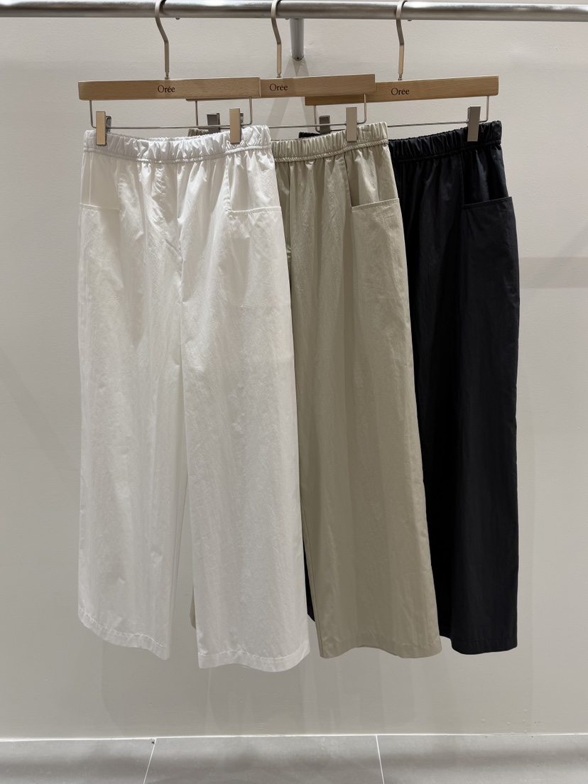 OREE韓國直郵實拍女裝新款時尚職業熱賣休閑推薦26春夏休閑褲OREE休閑褲