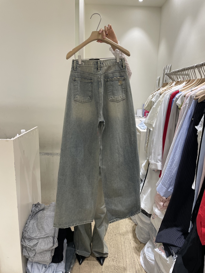 FLOWER-L韓國直郵女士新款人氣時尚熱賣職業休閑26春夏牛仔褲FLOWER-L牛仔褲