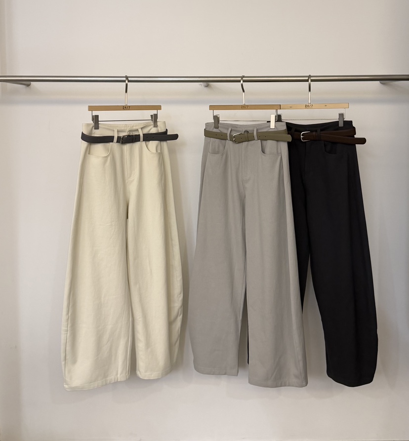 TWENTY FOUR SEVEN24-7韓國代購女裝新品人氣休閑褲含腰帶TEWNTY FOUR SEVEN24-7休閑褲