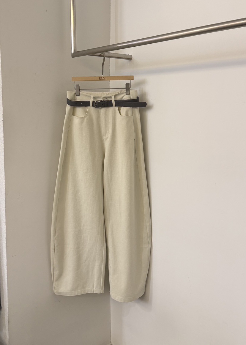 TWENTY FOUR SEVEN24-7韓國代購女裝新品人氣休閑褲含腰帶TEWNTY FOUR SEVEN24-7休閑褲圖色1