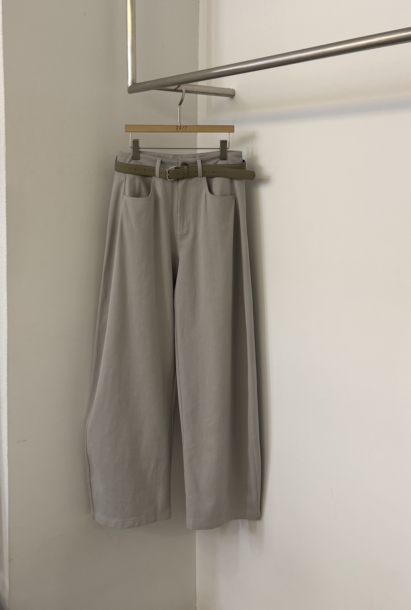 TWENTY FOUR SEVEN24-7韓國代購女裝新品人氣休閑褲含腰帶TEWNTY FOUR SEVEN24-7休閑褲圖色2