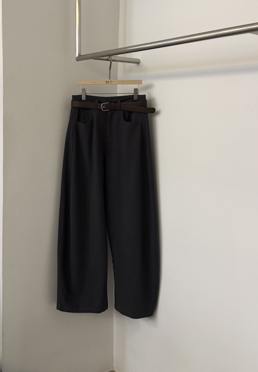 TWENTY FOUR SEVEN24-7韓國代購女裝新品人氣休閑褲含腰帶TEWNTY FOUR SEVEN24-7休閑褲圖色3