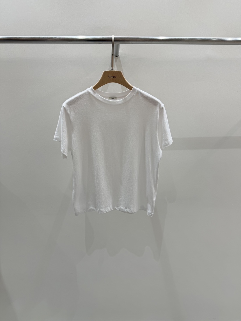 OREE韓國代購女士新品熱賣休閑時尚人氣推薦26春夏職業T恤OREET恤圖色2