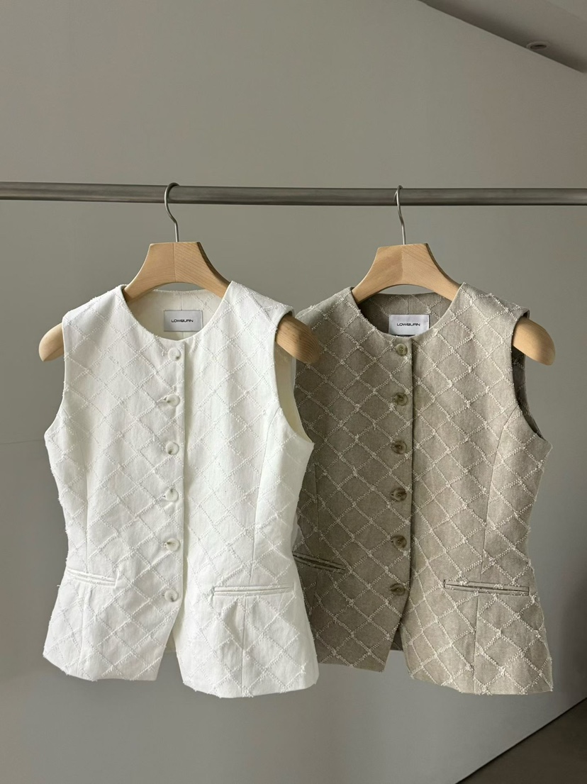 LOWBURN韓國東大門代購女裝新款職業人氣時尚推薦休閑馬甲LOWBURN馬甲