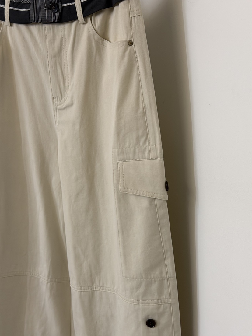 TWENTY FOUR SEVEN24-7韓國東大門代購女裝新品職業休閑褲口袋TEWNTY FOUR SEVEN24-7休閑褲