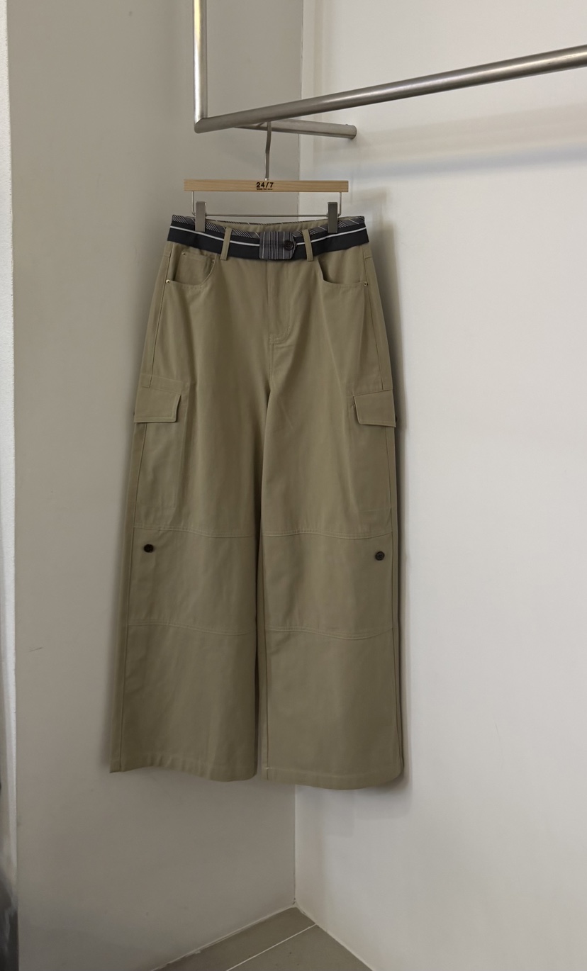 TWENTY FOUR SEVEN24-7韓國東大門代購女裝新品職業休閑褲口袋TEWNTY FOUR SEVEN24-7休閑褲圖色2