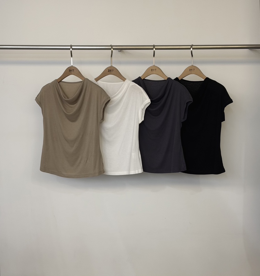 TWENTY FOUR SEVEN24-7韓國東大門直郵女裝新款人氣吊帶背心褶皺TEWNTY FOUR SEVEN24-7吊帶/背心