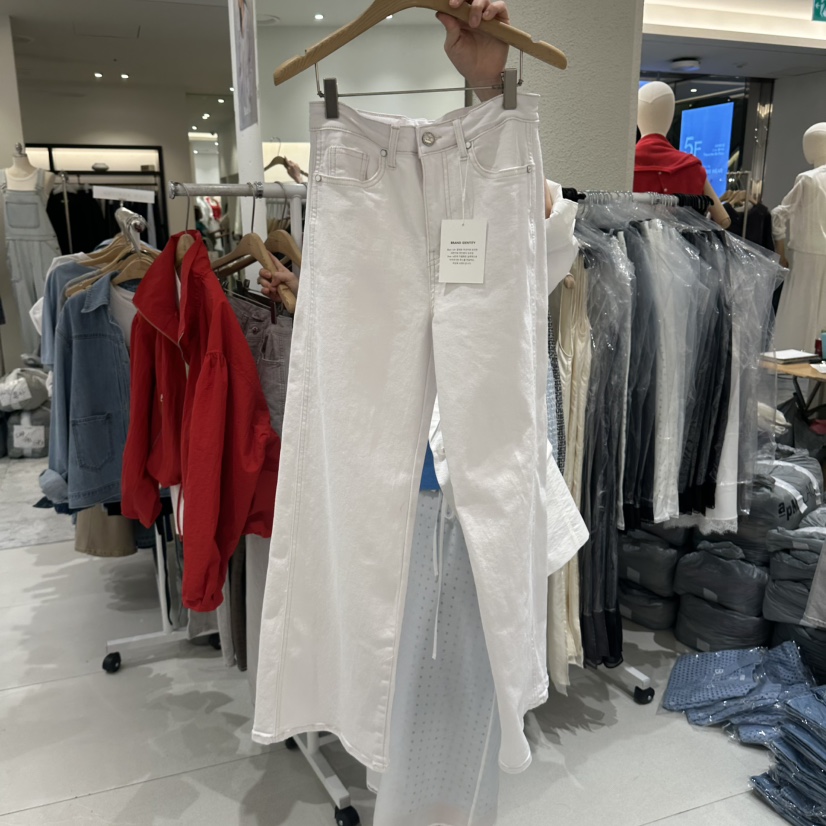 BLUEI-D/N SHARP韓國直郵實拍女裝新品人氣熱賣休閑褲Blue i-d/N SHARP休閑褲圖色1白色