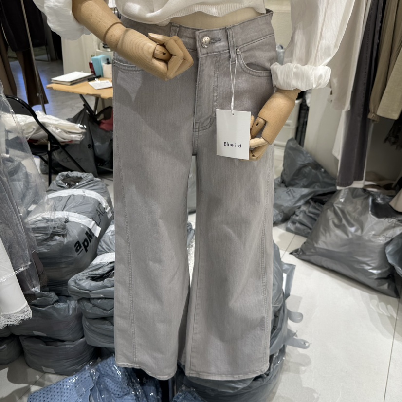 BLUEI-D/N SHARP韓國直郵實拍女裝新品人氣熱賣休閑褲Blue i-d/N SHARP休閑褲圖色2灰色