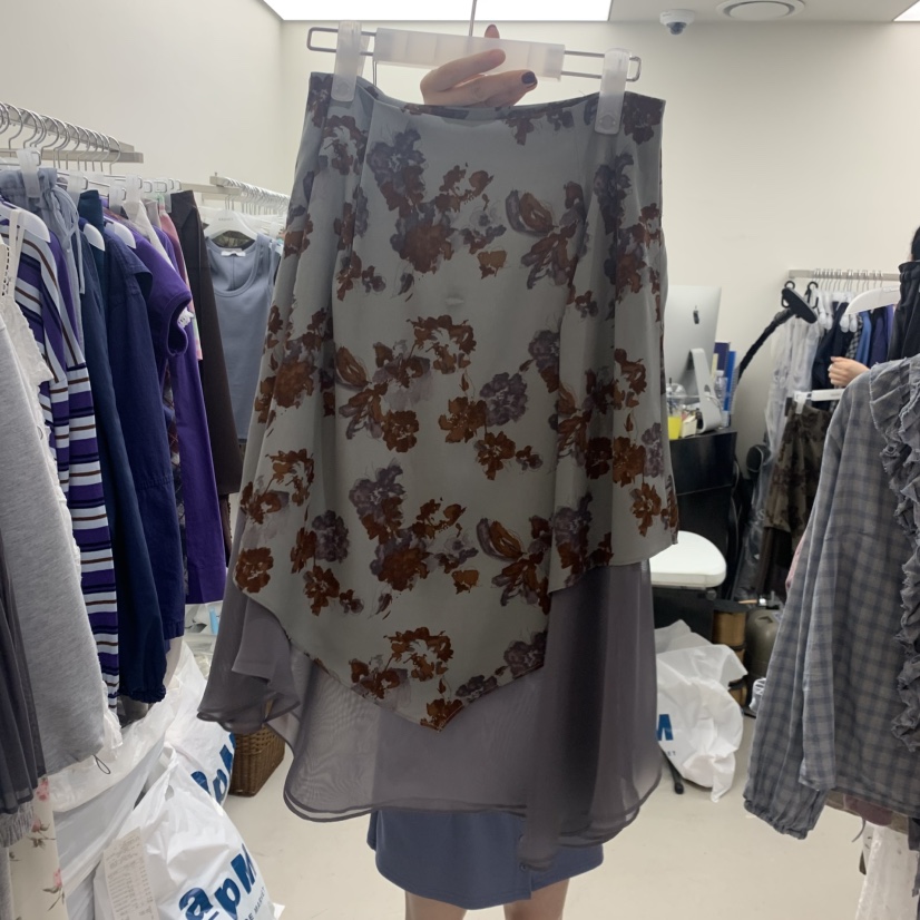 SOLD OUT韓國代購女裝新品熱賣時尚26春夏職業半身裙中短裙SOLD OUT半身裙/中短裙