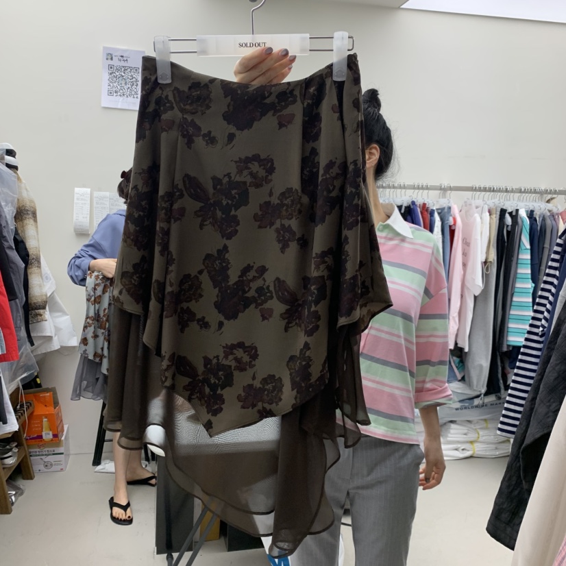 SOLD OUT韓國代購女裝新品熱賣時尚26春夏職業半身裙中短裙SOLD OUT半身裙/中短裙圖色2