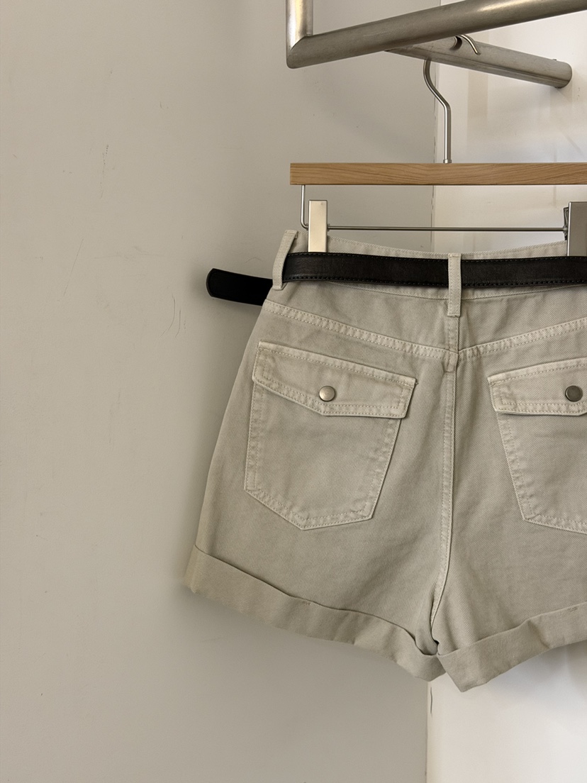 TWENTY FOUR SEVEN24-7韓國東大門代購女士新款推薦短褲含腰帶TEWNTY FOUR SEVEN24-7短褲