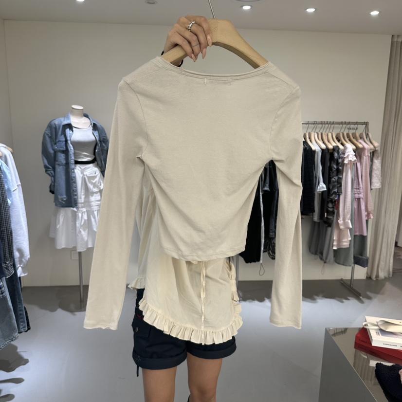 VAULT韓國直郵女士新品人氣26春夏時尚熱賣休閑職業長袖T恤VAULT長袖T恤