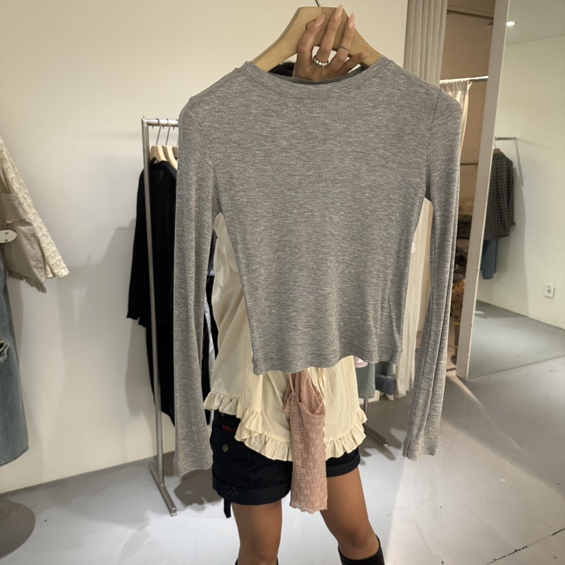 VAULT韓國直郵女士新品人氣26春夏時尚熱賣休閑職業長袖T恤VAULT長袖T恤圖色3