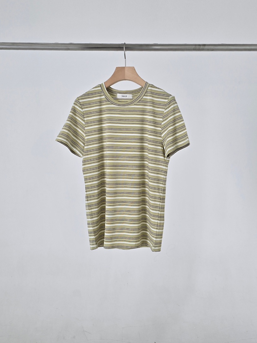 J SHOP韓國代購女裝新品26春夏休閑推薦職業人氣時尚T恤J_SHOPT恤圖色1