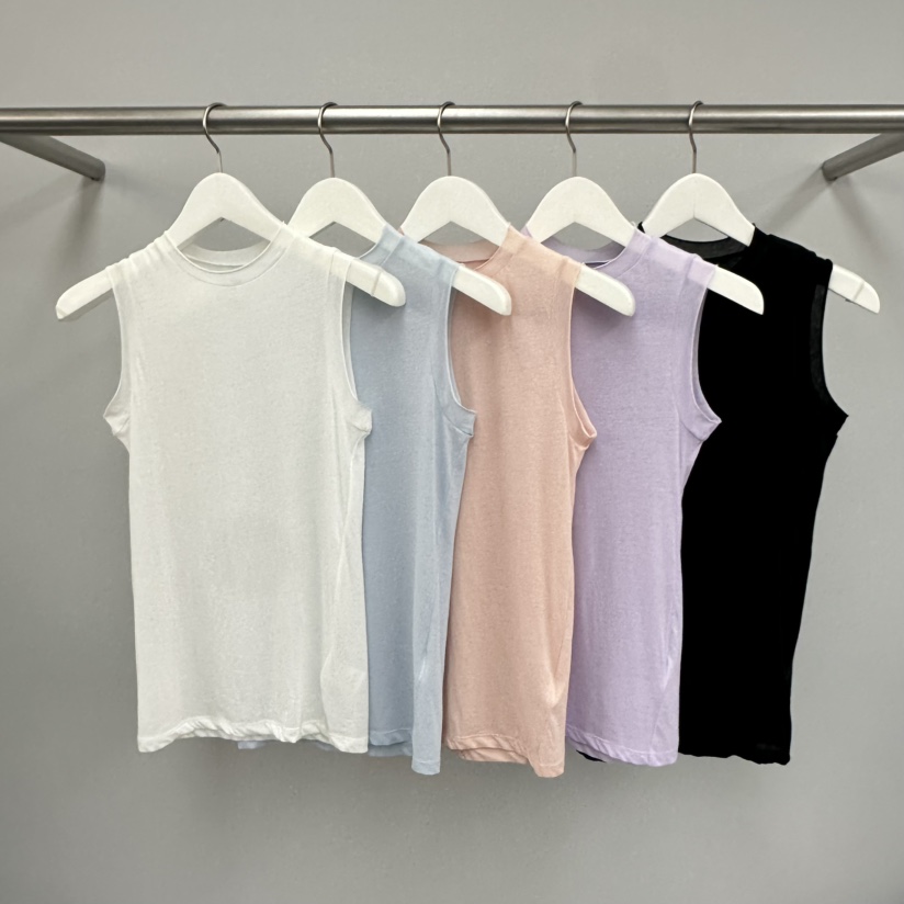 WATER/RIVER韓國直郵實拍女士新款休閑26春夏吊帶背心透視WATER/RIVER吊帶/背心