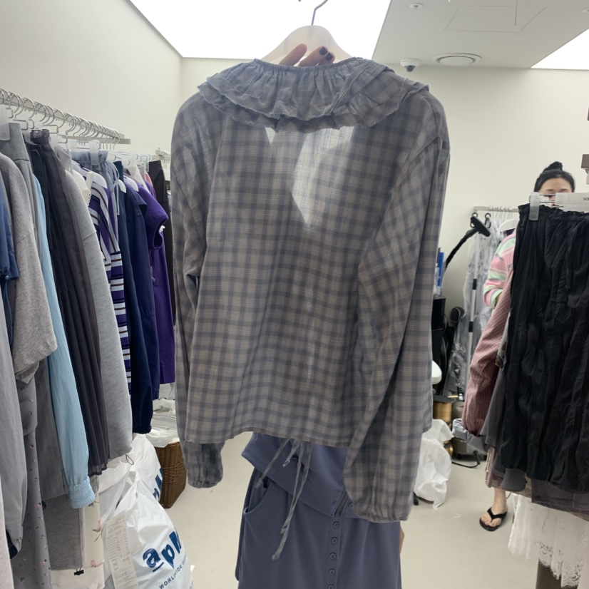 SOLD OUT韓國代購女士新款休閑人氣26春夏時尚襯衫蕾絲衫SOLD OUT襯衫/蕾絲衫