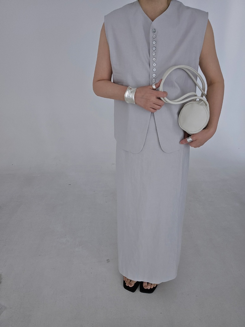 J SHOP韓國東大門代購女士新品時尚職業26春夏熱賣休閑長裙J_SHOP長裙