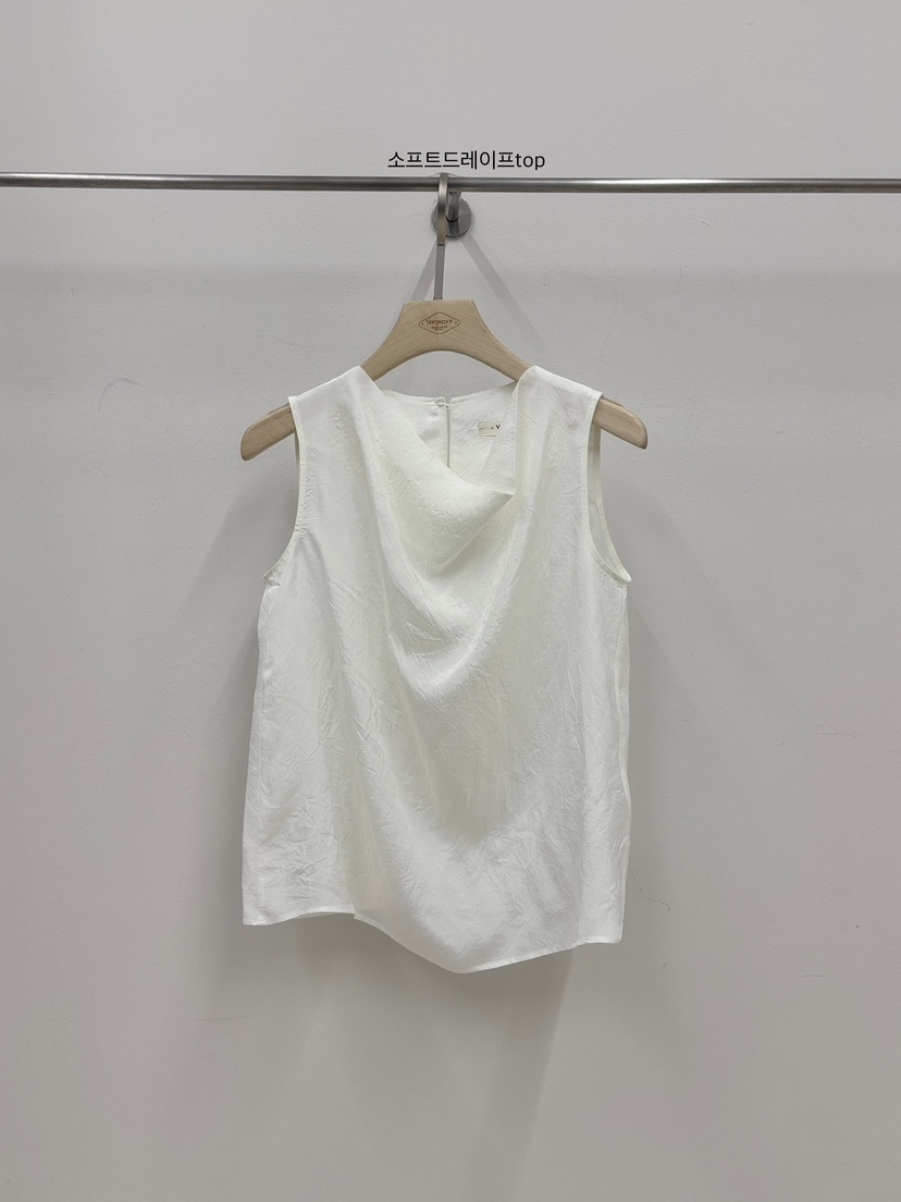 VERGAMOT韓國代購女士新款職業26春夏時尚襯衫蕾絲衫柔軟VERGAMOT襯衫/蕾絲衫圖色1