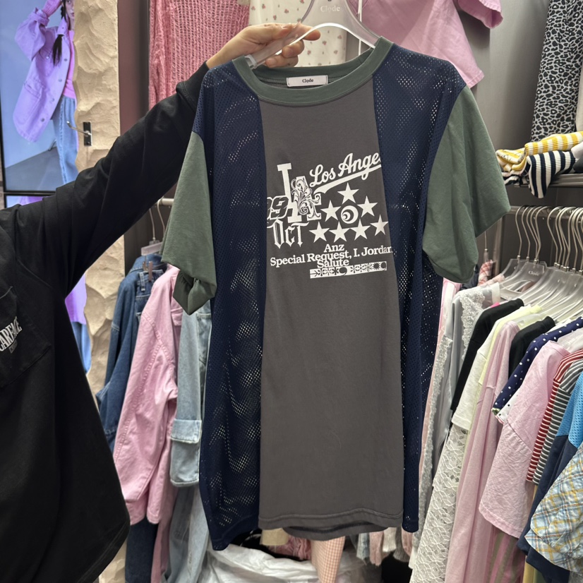 CLODE韓國東大門直郵女士新款26春夏人氣熱賣職業休閑T恤CLODET恤圖色3