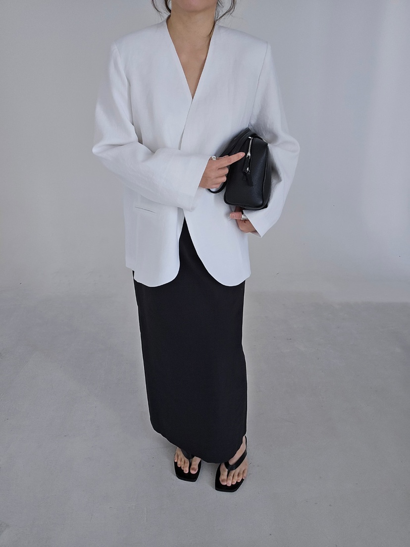 J SHOP韓國直郵女士新款26春夏休閑時尚推薦人氣夾克亞麻J_SHOP夾克