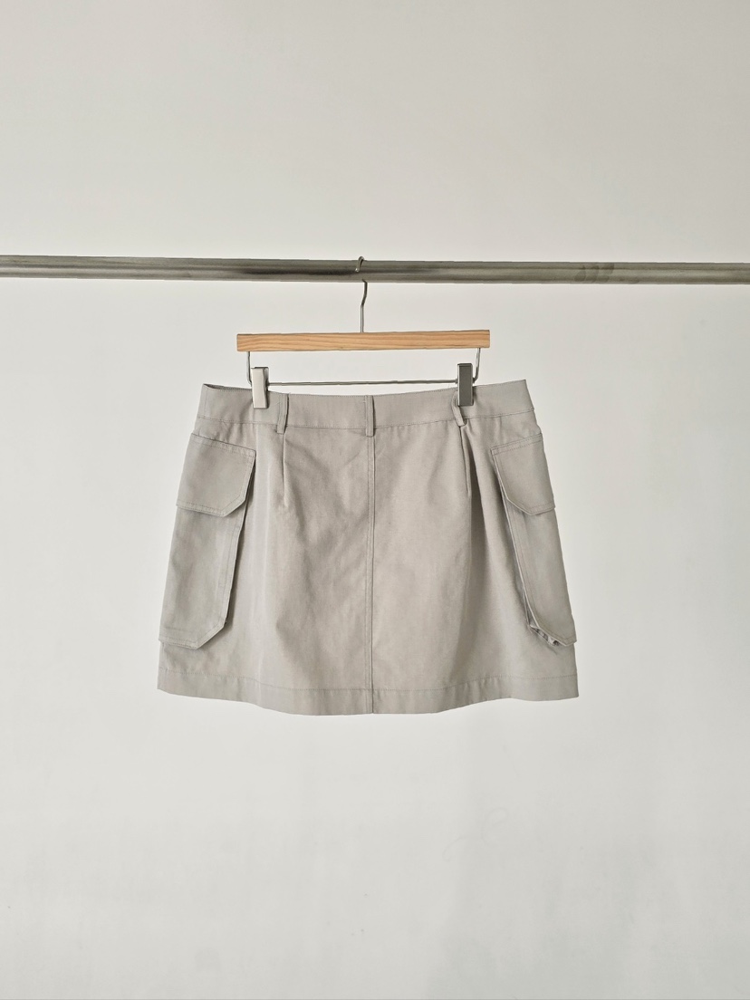 J SHOP韓國代購女裝新品26春夏人氣職業熱賣時尚短裙口袋J_SHOP短裙